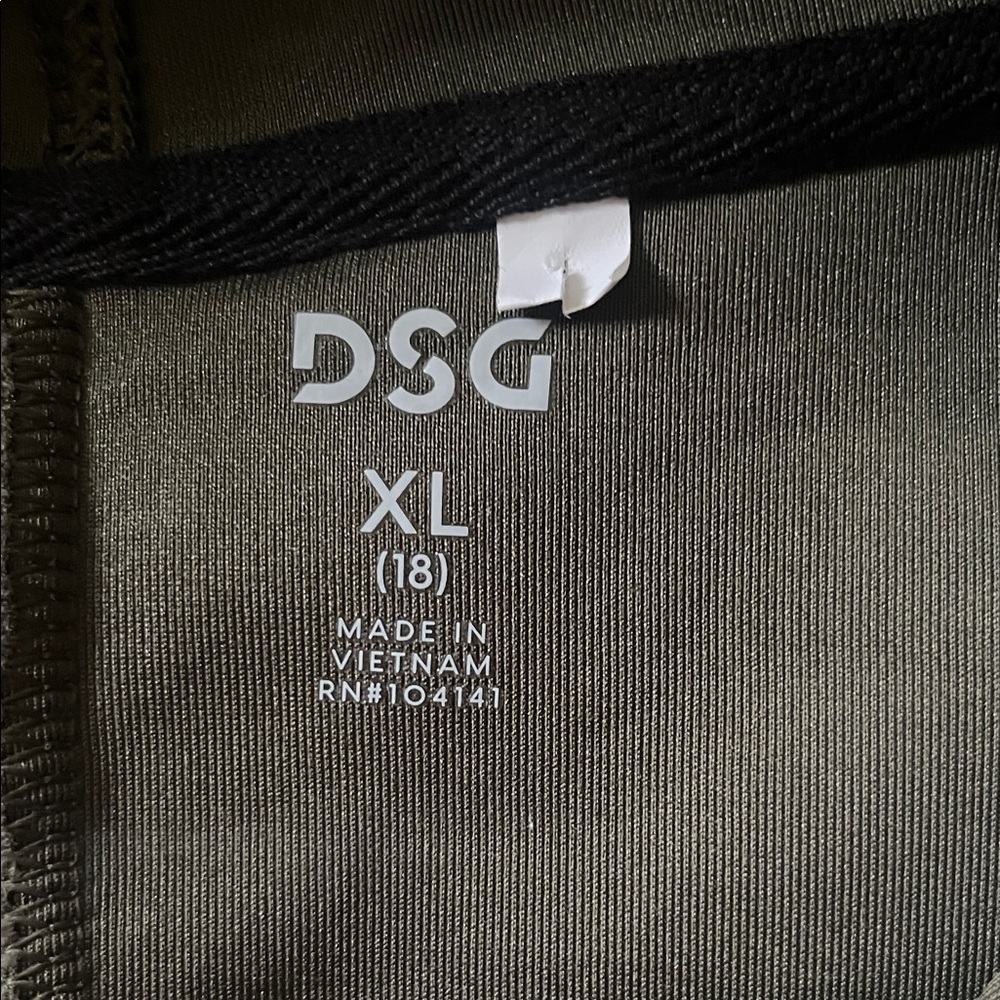 NWOT Boys DSG Olive Green Full Zip Hoodie | XL (18) - Picture 2 of 6